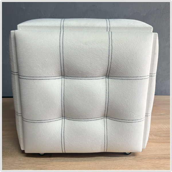 Пуф-трансформер 5в1 - ткань Велюр "антикоготь" - Белый