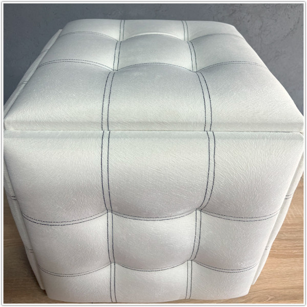 Пуф-трансформер 5в1 - ткань Велюр "антикоготь" - Белый