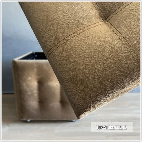 Пуф-трансформер 5в1 - тканина Велюр "антикіготь" - Коричневий