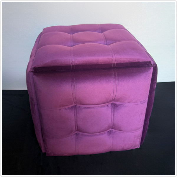 Пуф-трансформер 5в1 - тканина Велюр "антикіготь" - Фіолетовий