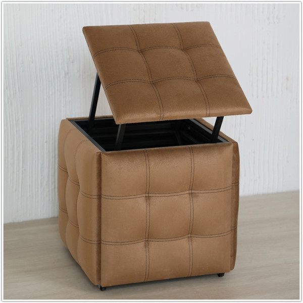 Пуф-трансформер 5в1 - тканина Велюр "антикіготь" - Коричневий