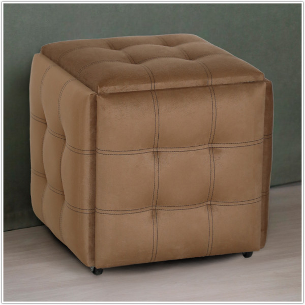 Пуф-трансформер 5в1 - тканина Велюр "антикіготь" - Коричневий