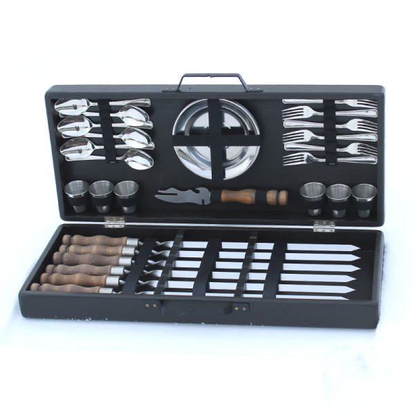 Набор шампуров в кейсе "Бодрый"