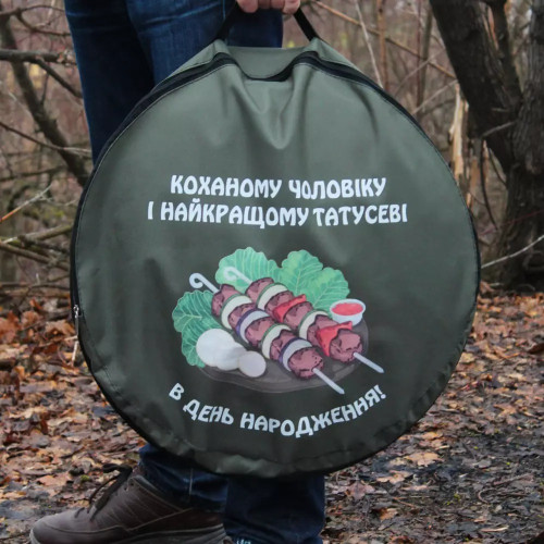 Принт на чохол для сковороди (чорно-білий, кольоровий)