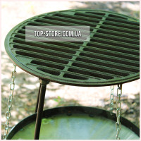 Решетка гриль круглая для Саджа чугунная