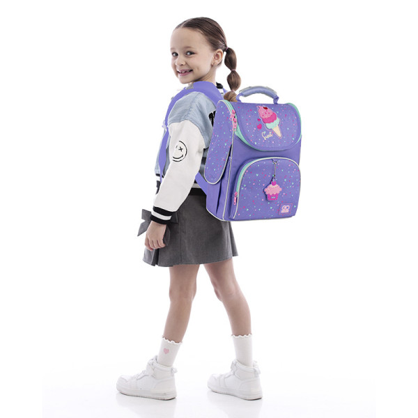 Рюкзак для школи каркасний GoPack Summer Ice Cream GO25-5001S-2  подарунок олівці  (на зріст дитини 115-130 см)