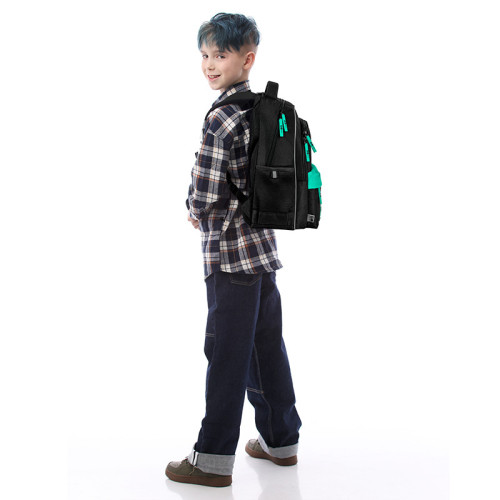 Рюкзак шкільний GoPack Education New Level GO26-182M-8  подарунок пляшка Kite  (на зріст дитини 130-145 см)