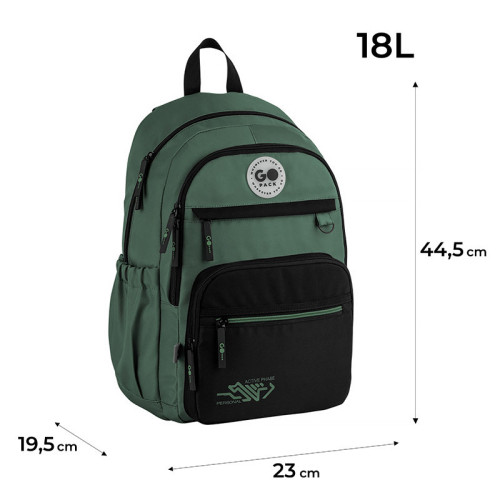 Рюкзак для міста GoPack GO26-121L-3  подарунок пляшка для води Kite