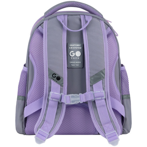 Рюкзак для школи напівкаркасний GoPack Cute Kitty GO26-165S-3 подарунок олівці на 24 кольори і ланчбокс Kite з наповненням