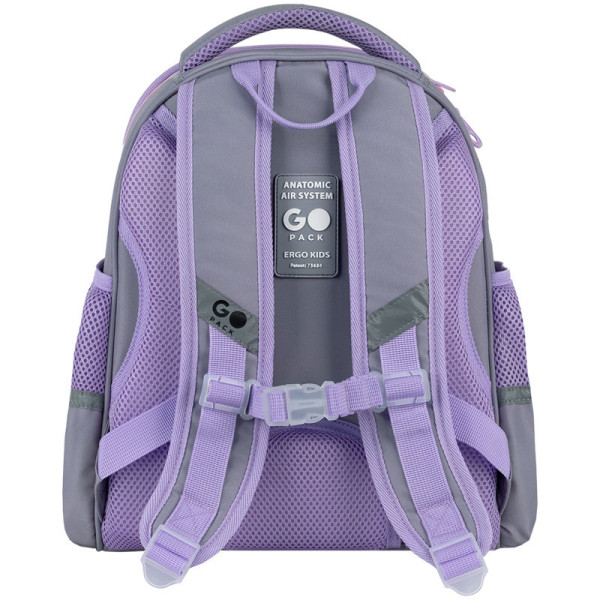 Рюкзак для школи напівкаркасний GoPack Cute Kitty GO26-165S-3 подарунок олівці на 24 кольори і ланчбокс Kite з наповненням