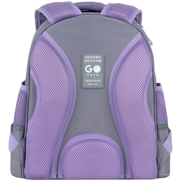 Рюкзак для школи напівкаркасний GoPack Cute Kitty GO26-165S-3 подарунок олівці на 24 кольори і ланчбокс Kite з наповненням