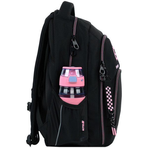 Рюкзак підлітковий Kite Kuromi HK26-905M  подарунок пляшка Kite  зовнішні габарити 42x32x13