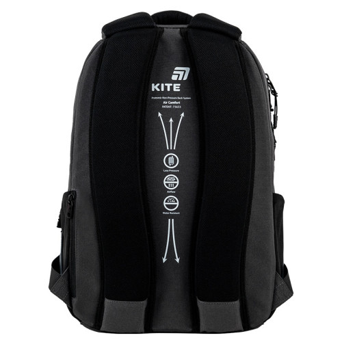 Рюкзак підлітковий Kite Step Up K26-2578M-3  подарунок пляшка Kite  зовнішні габарити 42x29x17