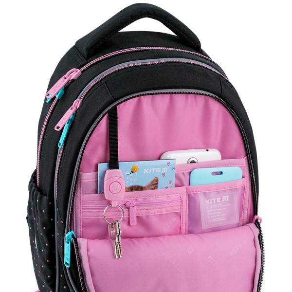 Шкільний рюкзак Kite Pretty Kitty K26-724S-1  подарунок ланчбокс та олівці  зовнішні габарити 36x27x16