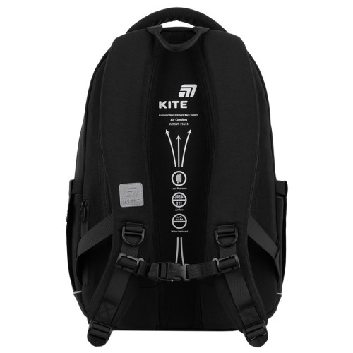 Рюкзак підлітковий Kite Real Madrid RL26-2597L  подарунок пляшка Kite  зовнішні габарити 46x31,5x16