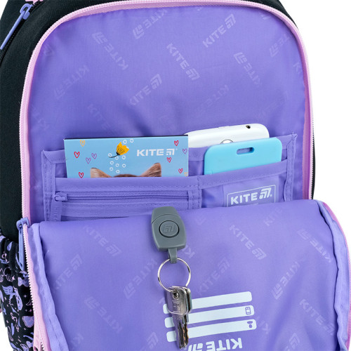 Шкільний рюкзак Kite Hello Kitty HK26-585M  подарунок пенал та олівці  зовнішні габарити 40x29x14