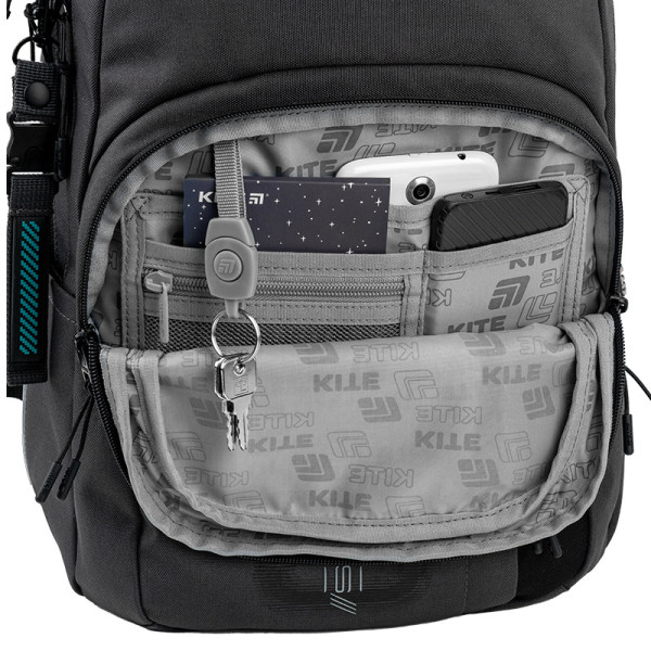 Рюкзак підлітковий Kite Step Up K26-2578M-3  подарунок пляшка Kite  зовнішні габарити 42x29x17