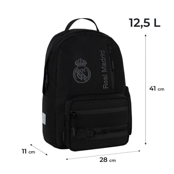 Рюкзак підлітковий Kite Real Madrid RL26-949M  подарунок пляшка Kite  зовнішні габарити 41x28x11