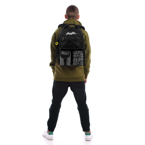 Рюкзак Kite Education teens DC Comics DC26-2587M  подарунок термос  (на зріст дитини 130-145 см)