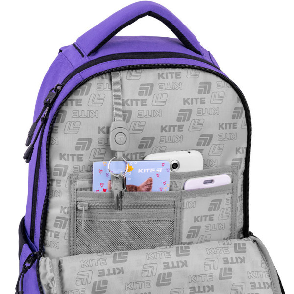 Рюкзак Kite Education teens Kuromi HK26-2587M-1  подарунок термос  (на зріст дитини 130-145 см)