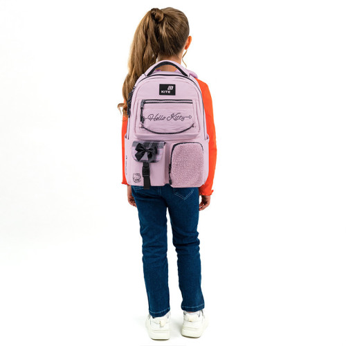 Рюкзак Kite Education teens Hello Kitty HK26-2587M-2  подарунок пляшка  (на зріст дитини 130-145 см)