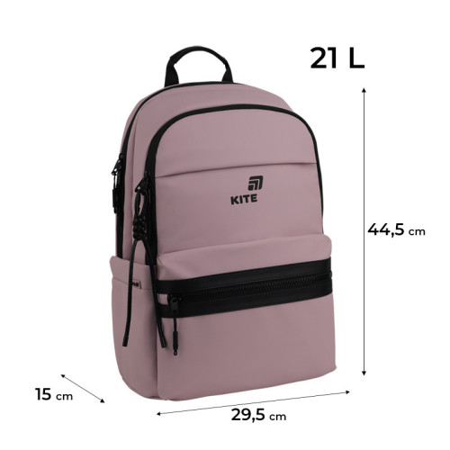Рюкзак Kite Education teens Pink K26-2721L-3  подарунок пляшка  (на зріст дитини 145-175 см)