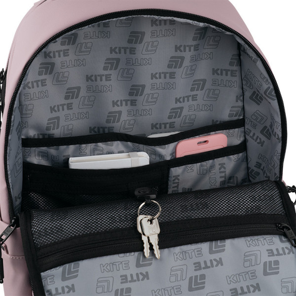 Рюкзак Kite Education teens Pink K26-2721L-3  подарунок пляшка  (на зріст дитини 145-175 см)