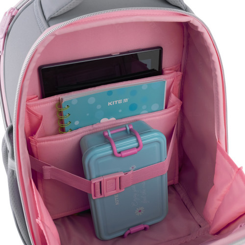 Рюкзак шкільний каркасний Kite Education Velvet Dream K26-555S-10  подарунок пляшка та олівці  (на зріст дитини 115-130 см)