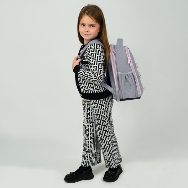 Рюкзак шкільний каркасний Kite Education Velvet Dream K26-555S-10  подарунок пляшка та олівці  (на зріст дитини 115-130 см)