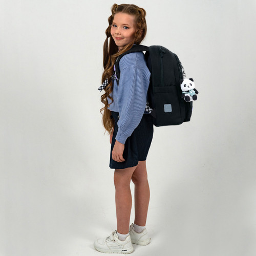 Рюкзак шкільний Kite Education Panda Love K26-584M-2  подарунок фарби та олівці  (на зріст дитини 130-145 см)