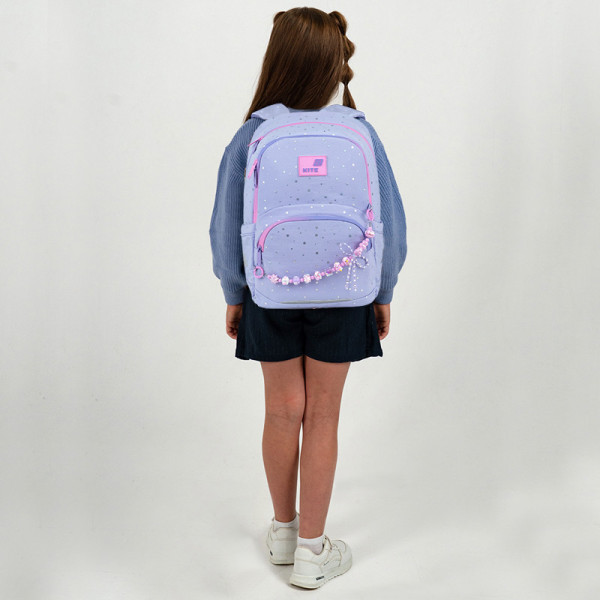 Рюкзак шкільний Kite Education Twinke, Star K26-585M-1  подарунок пляшка, фарби та олівці  (на зріст дитини 130-145 см)