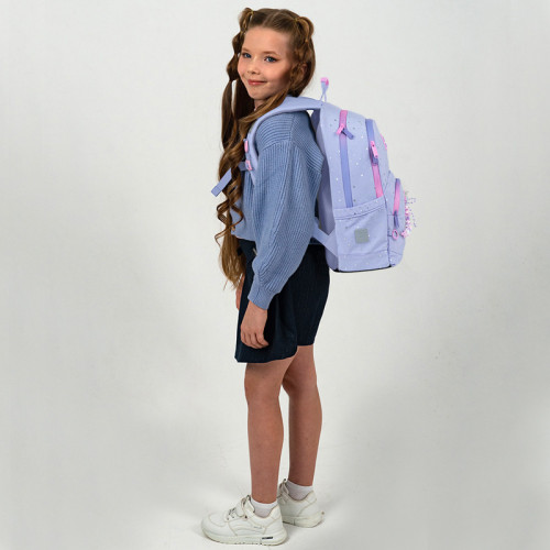 Рюкзак шкільний Kite Education Twinke, Star K26-585M-1  подарунок пляшка, фарби та олівці  (на зріст дитини 130-145 см)