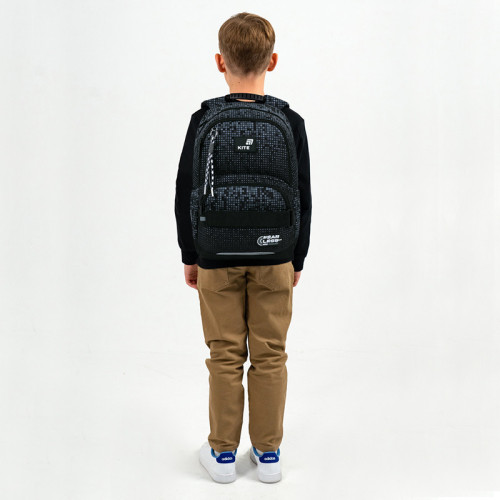 Рюкзак шкільний Kite Education Fearless K26-585M-3  подарунок пляшка, фарби та олівці  (на зріст дитини 130-145 см)
