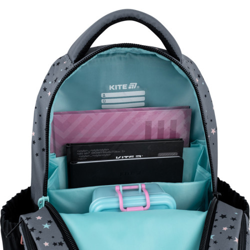 Рюкзак шкільний Kite Education Shine K26-700M-2  подарунок ланчбокс та пляшка  (на зріст дитини 130-145 см)