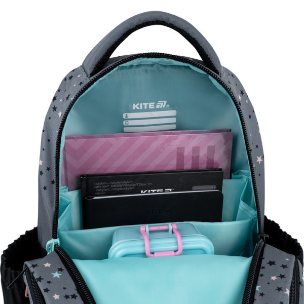 Рюкзак шкільний Kite Education Shine K26-700M-2  подарунок ланчбокс та пляшка  (на зріст дитини 130-145 см)