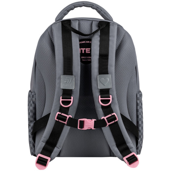 Рюкзак шкільний Kite Education Meow K26-700M-3  подарунок пляшка, фарби та олівці  (на зріст дитини 130-145 см)