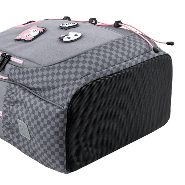 Рюкзак шкільний Kite Education Meow K26-700M-3  подарунок пляшка, фарби та олівці  (на зріст дитини 130-145 см)