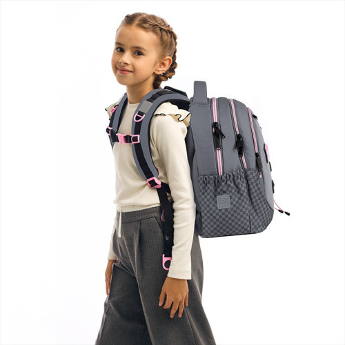 Рюкзак шкільний Kite Education Meow K26-700M-3  подарунок пляшка, фарби та олівці  (на зріст дитини 130-145 см)
