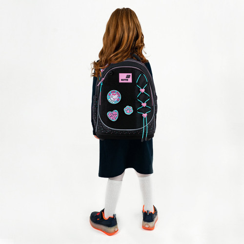 Рюкзак шкільний Kite Education Pretty Kitty K26-724S-1  подарунок пляшка та ланчбокс (на зріст дитини 115-130 см)