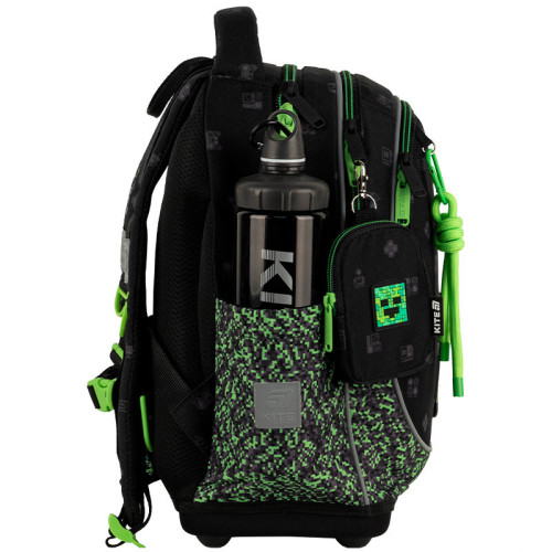 Рюкзак шкільний Kite Education Pixel K26-724S-4  подарунок пляшка та олівці  (на зріст дитини 115-130 см)