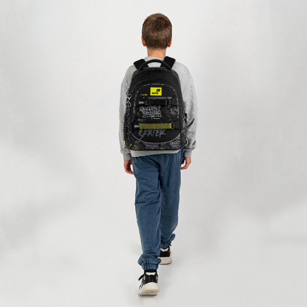 Рюкзак Kite Education teens Graffiti K26-727M-4  подарунок пляшка  (на зріст дитини 130-145 см)