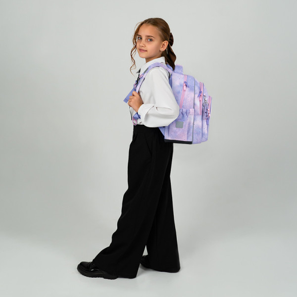 Рюкзак шкільний Kite Education Fancy K26-763M-1  подарунок пляшка та олівці  (на зріст дитини 130-145 см)
