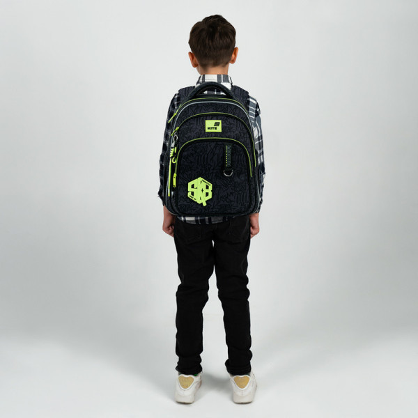 Рюкзак шкільний Kite Education SK8 K26-763M-3  подарунок пляшка та ланчбокс  (на зріст дитини 130-145 см)
