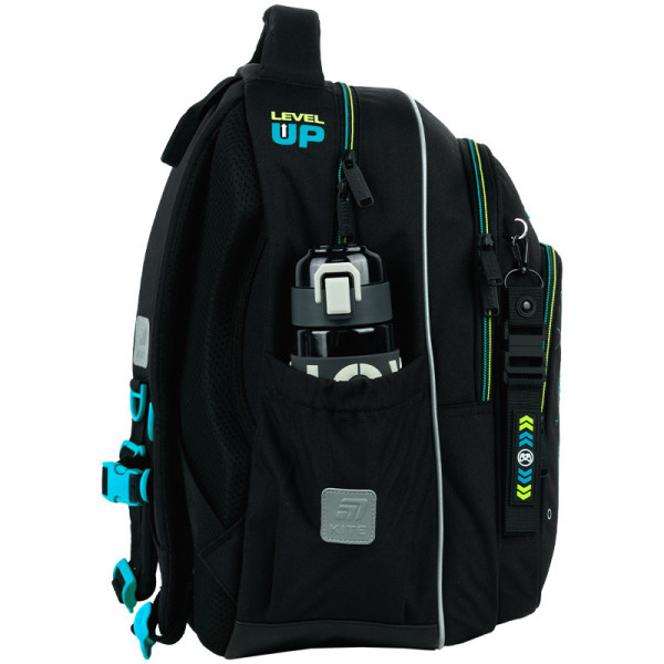 Рюкзак шкільний Kite Educatio Next Level K26-763M-4  подарунок пляшка та ланчбокс  (на зріст дитини 130-145 см)