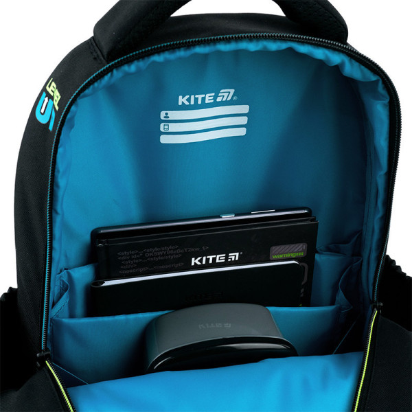 Рюкзак шкільний Kite Educatio Next Level K26-763M-4  подарунок пляшка та ланчбокс  (на зріст дитини 130-145 см)
