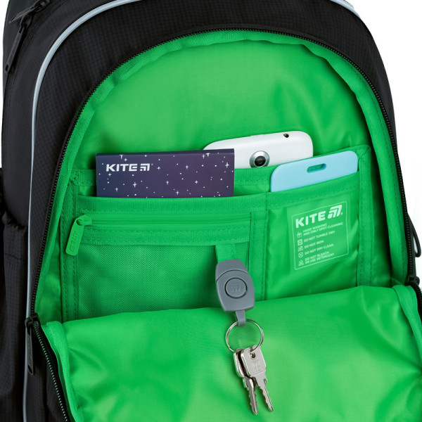 Рюкзак шкільний Kite Education Cyber K26-771S-3  подарунок олівці та пляшка  (на зріст дитини 115-130 см)