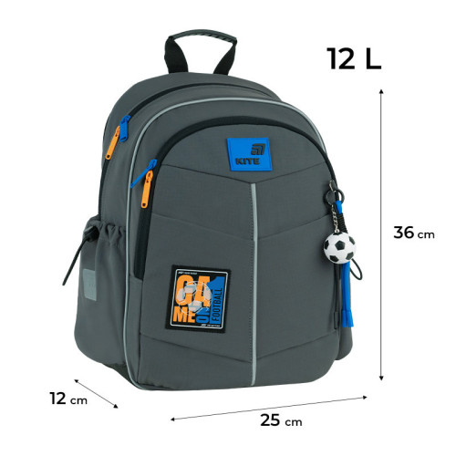 Рюкзак шкільний Kite Education Game on K26-771S-4  подарунок ланчбокс та пляшка  (на зріст дитини 115-130 см)