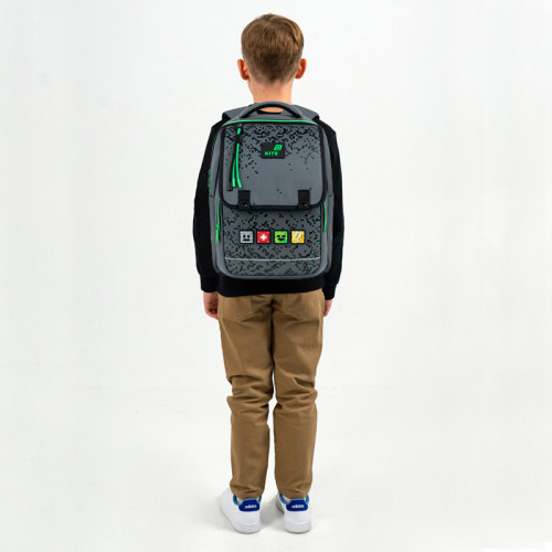 Рюкзак шкільний Kite Education Pixel K26-772M-2  подарунок фарби та олівці  (на зріст дитини 130-145 см)