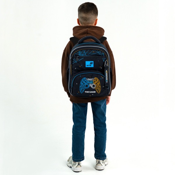 Рюкзак шкільний Kite Education Next Level K26-773M-4  подарунок фарби та олівці  (на зріст дитини 130-145 см)