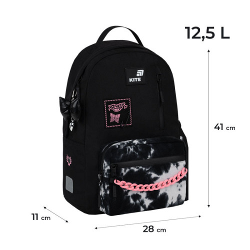 Рюкзак Kite Education teens Danger K26-949M-1  подарунок пляшка  (на зріст дитини 130-145 см)